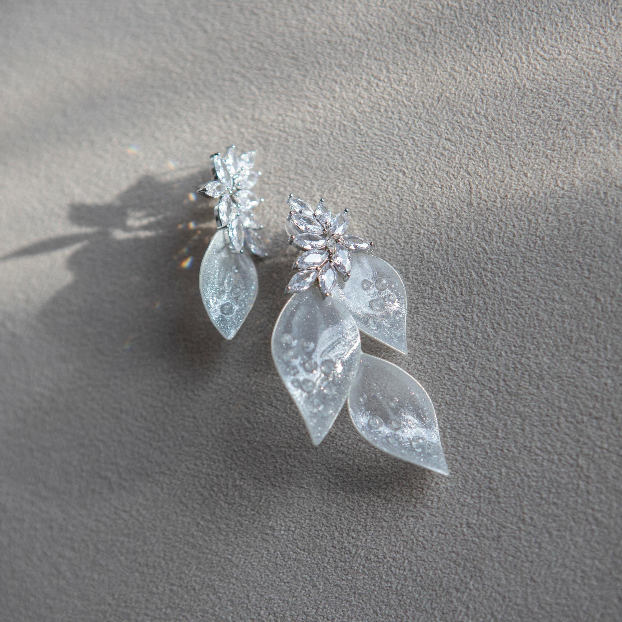 моносерьги, моносерьга, серьги для невесты, свадебные серьги, свадебные серьги спб, свадебный бижутерия, серьги для невесты купить