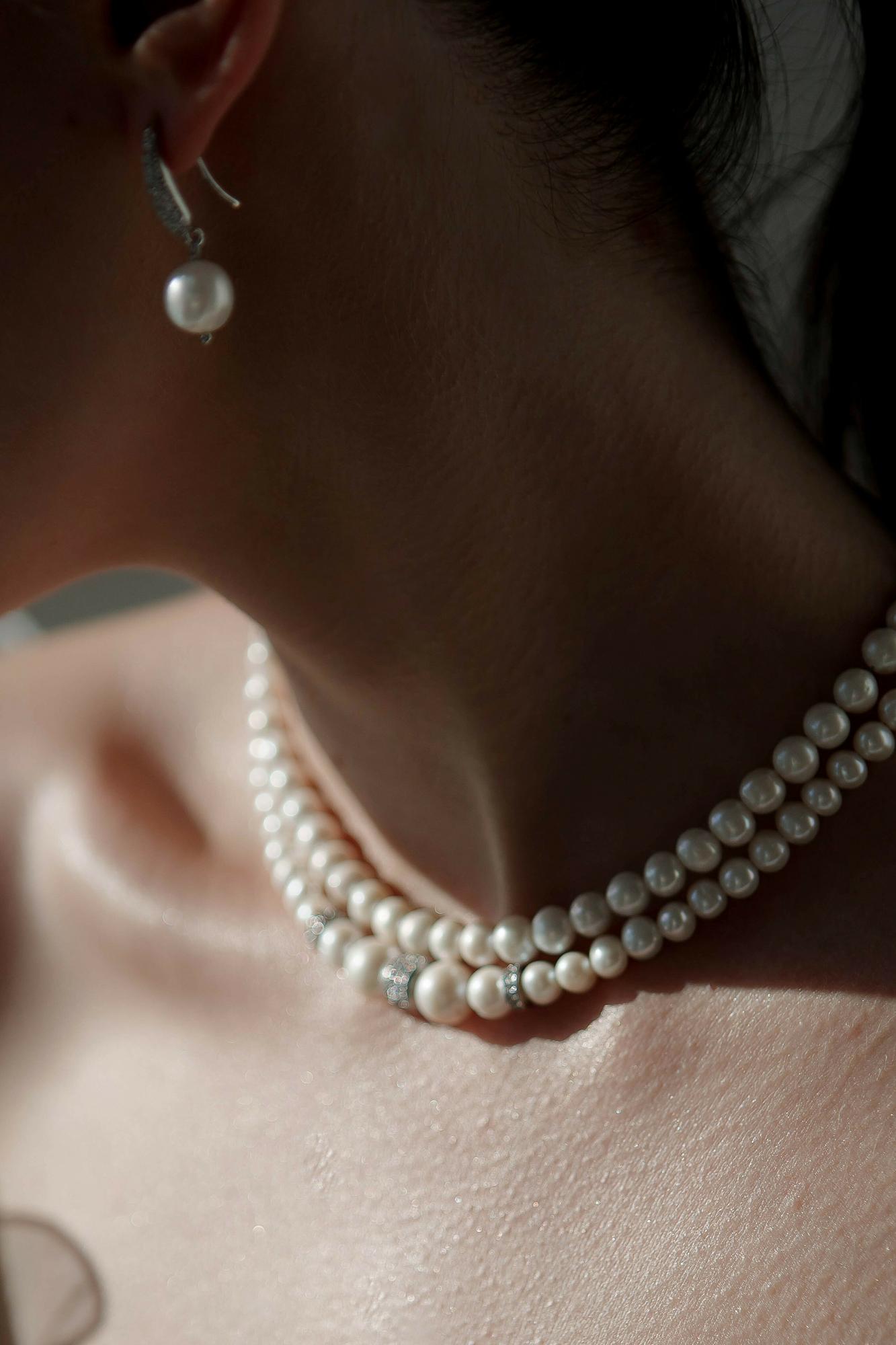 колье, колье с жемчугом, цепь на шею, колье купить, колье спб, украшение на шею, чокер