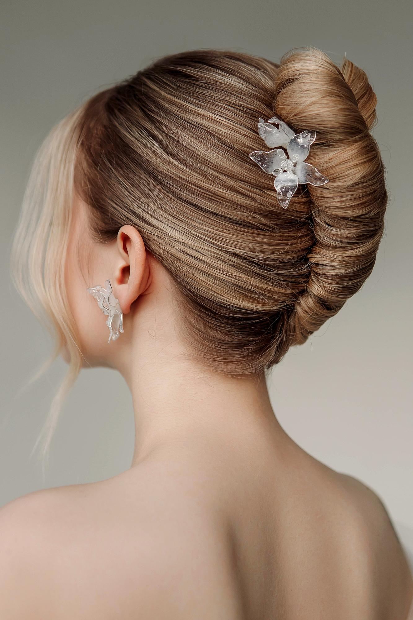 свадебный гребень купить, свадебные украшения в волосы, украшения для невесты, гребень ручной работы купить