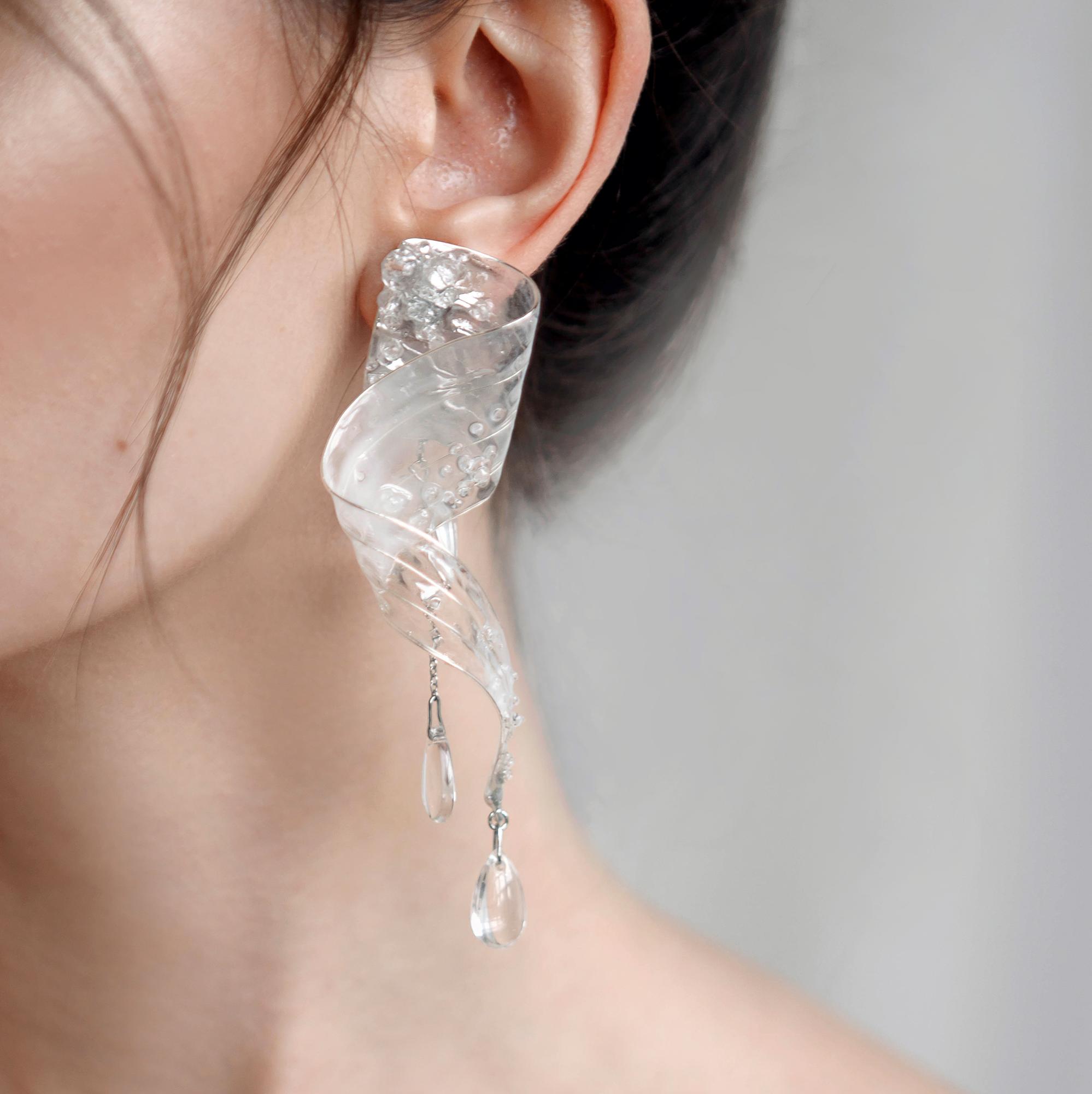 моносерьги, моносерьга, серьги для невесты, свадебные серьги, свадебные серьги спб, свадебный бижутерия, серьги для невесты купить