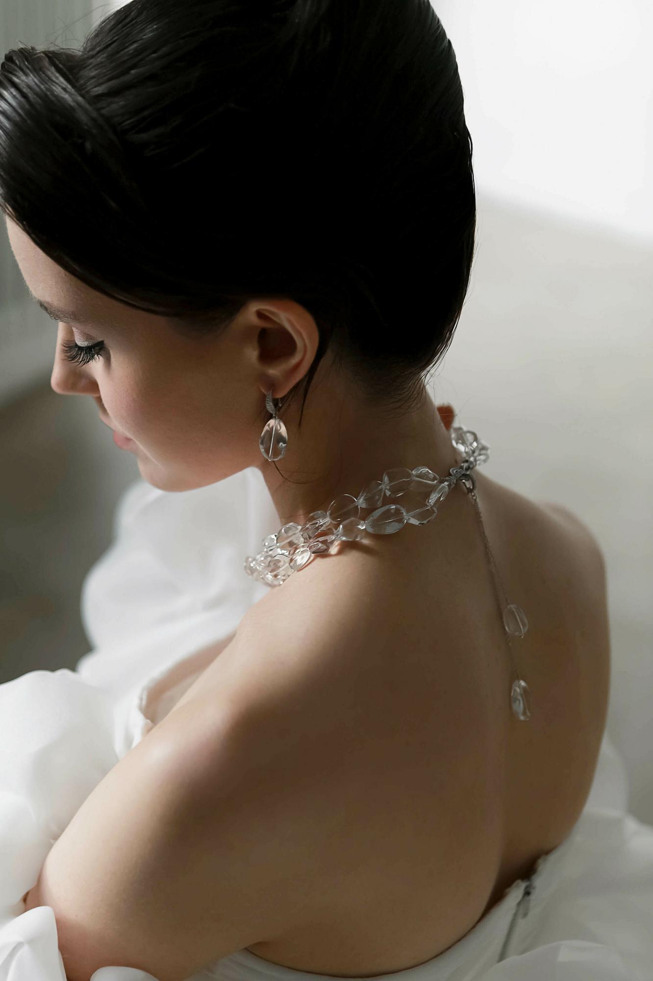 колье для невесты, свадебное колье, колье на свадьбу, колье для невесты купить, свадебные украшения на шею купить, набор свадебных украшений купить