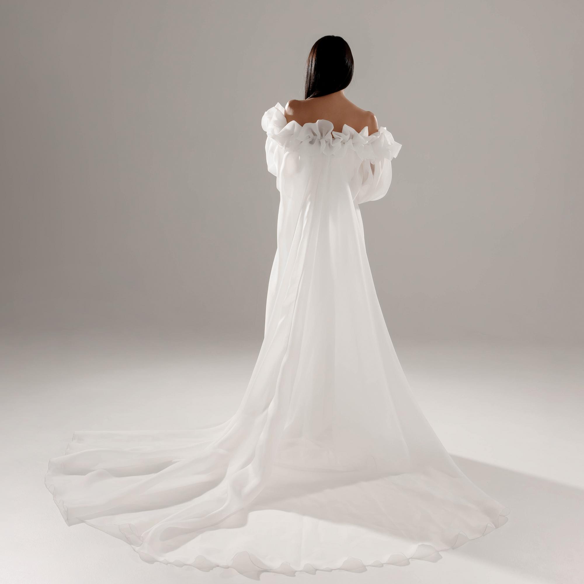 накидка из органзы, накидка для свадебного платья, свадебная накидка, свадебные платья спб, свадебный салон спб, свадебная накидка купить