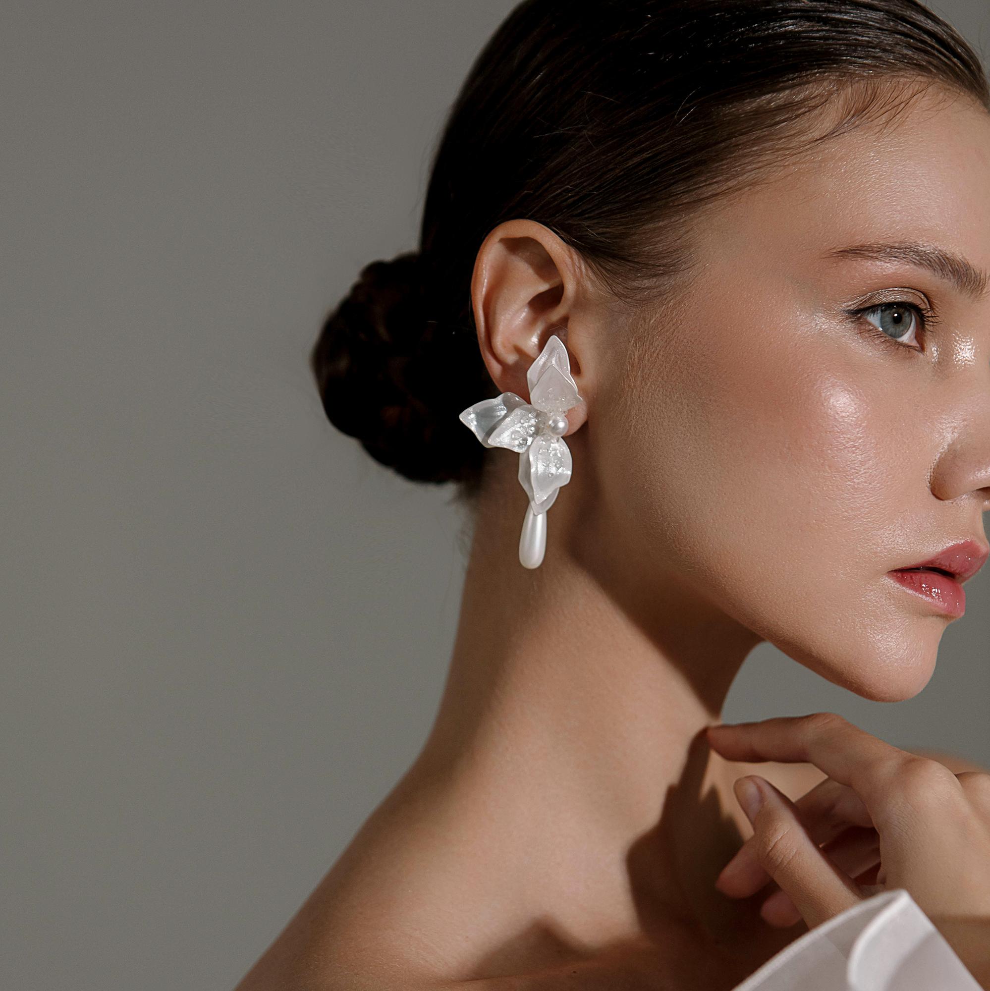 моносерьги, моносерьга, серьги для невесты, свадебные серьги, свадебные серьги спб, свадебный бижутерия, серьги для невесты купить