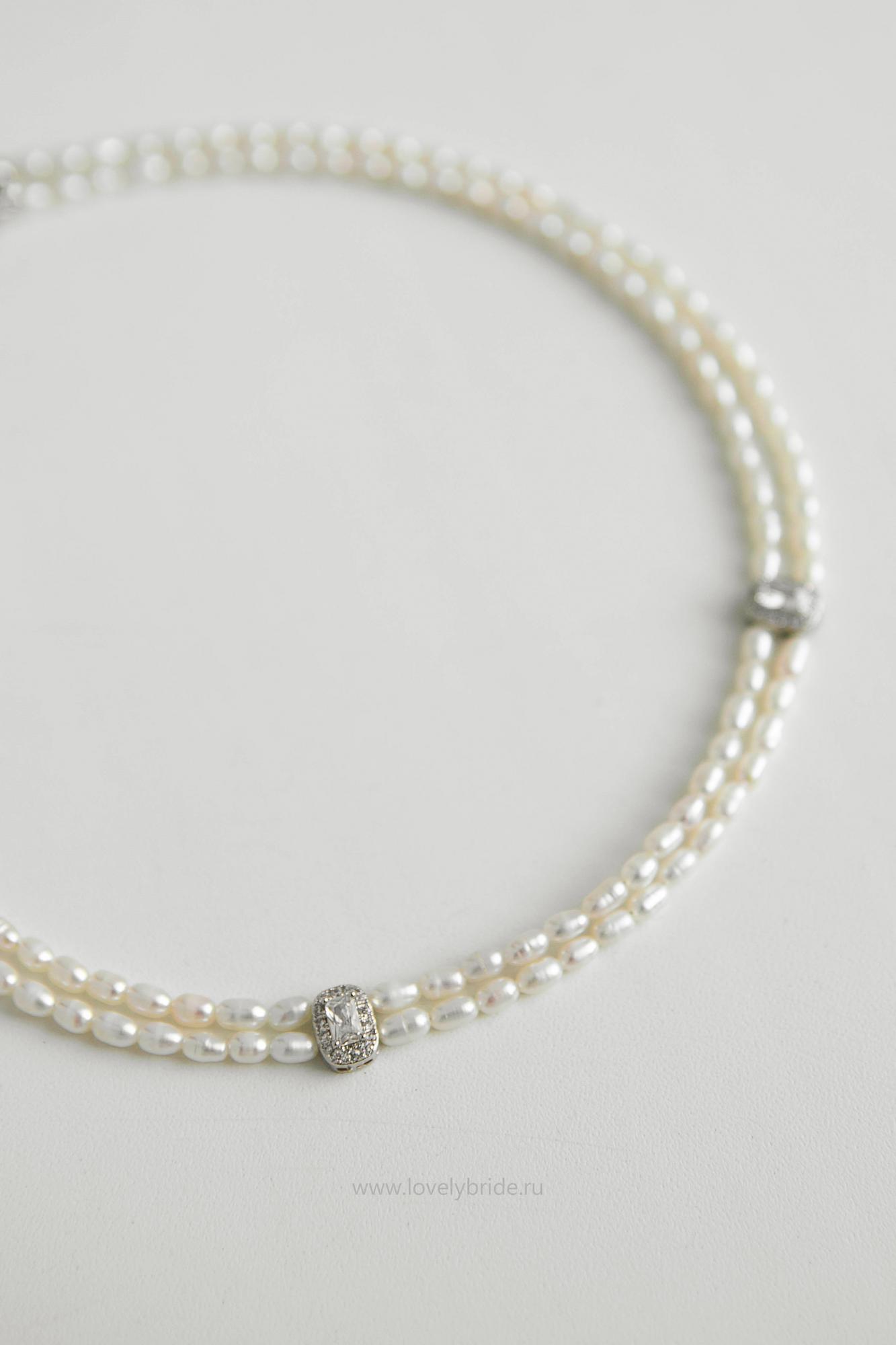 свадебное колье с жемчугом, колье на свадьбу купить, колье из жемчуга, колье для невесты, свадебные украшения, свадебные украшения на шею, ожерелье на свадьбу, ожерелье из жемчуга, свадебные украшения с жемчугом купить