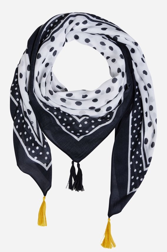 Шарф платок горох кисти