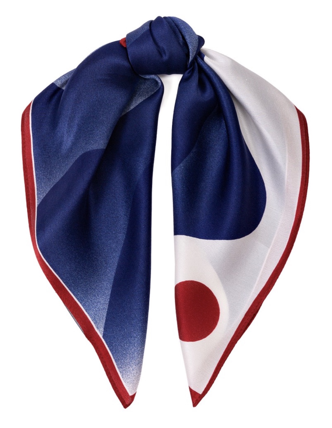 Шейный платок волна