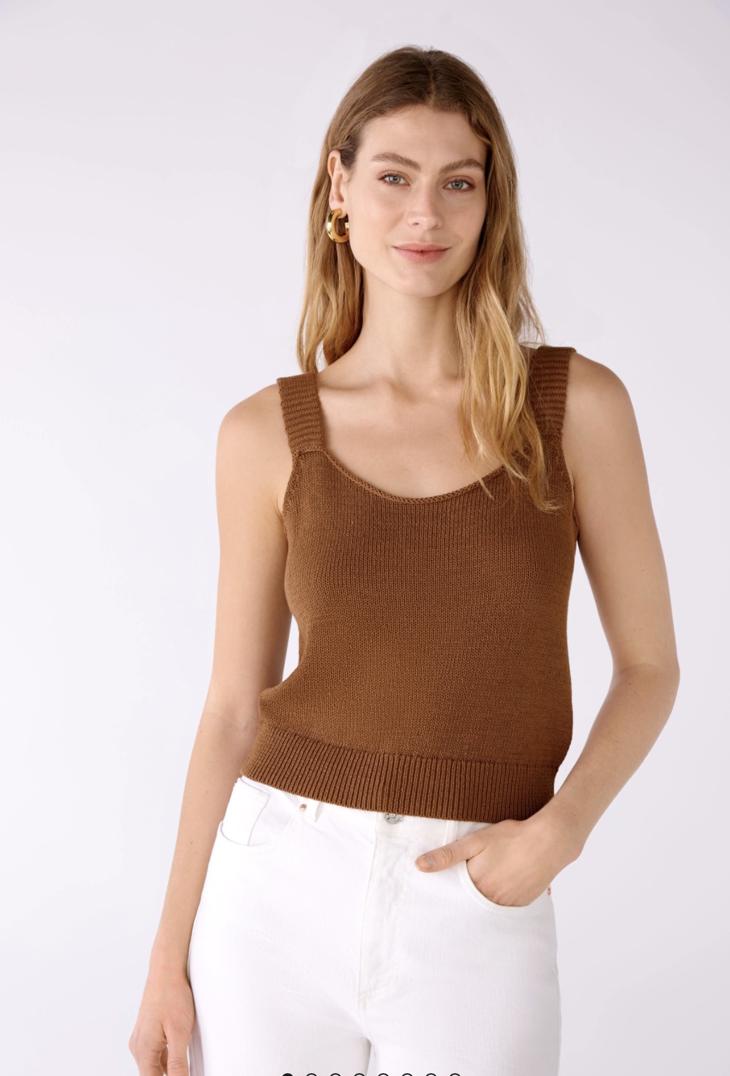 Вязанный топ