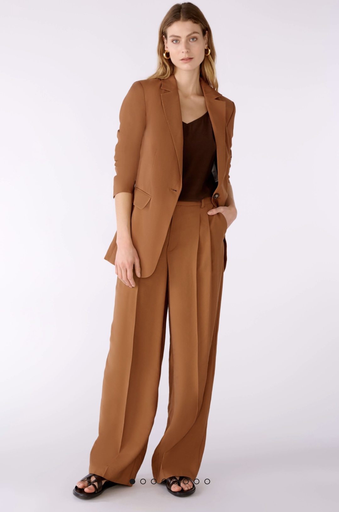 Брюки прямые широкие