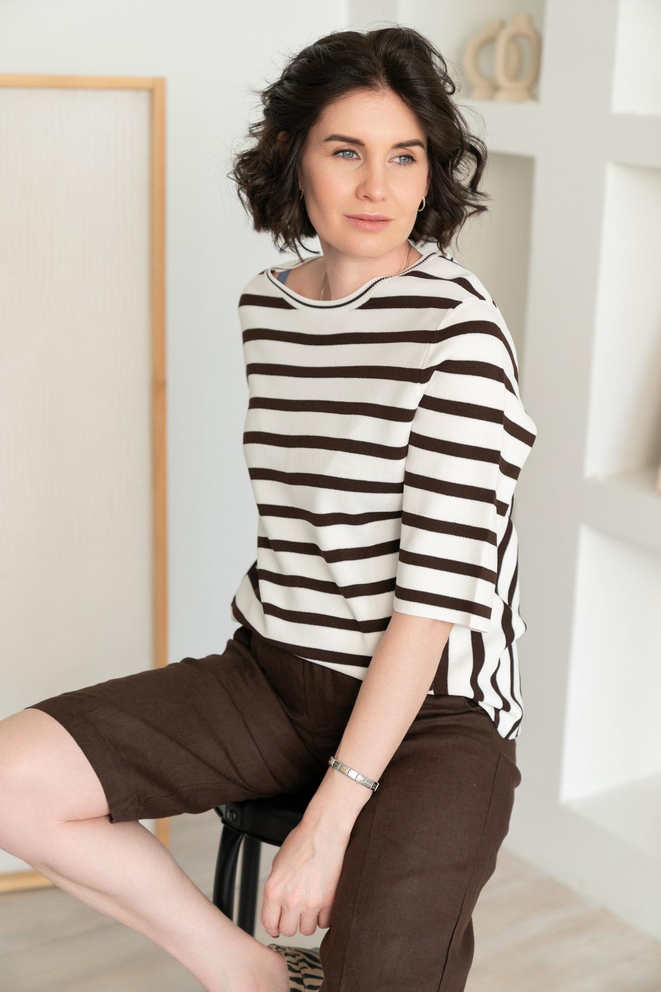 Базовый джемпер в полоску