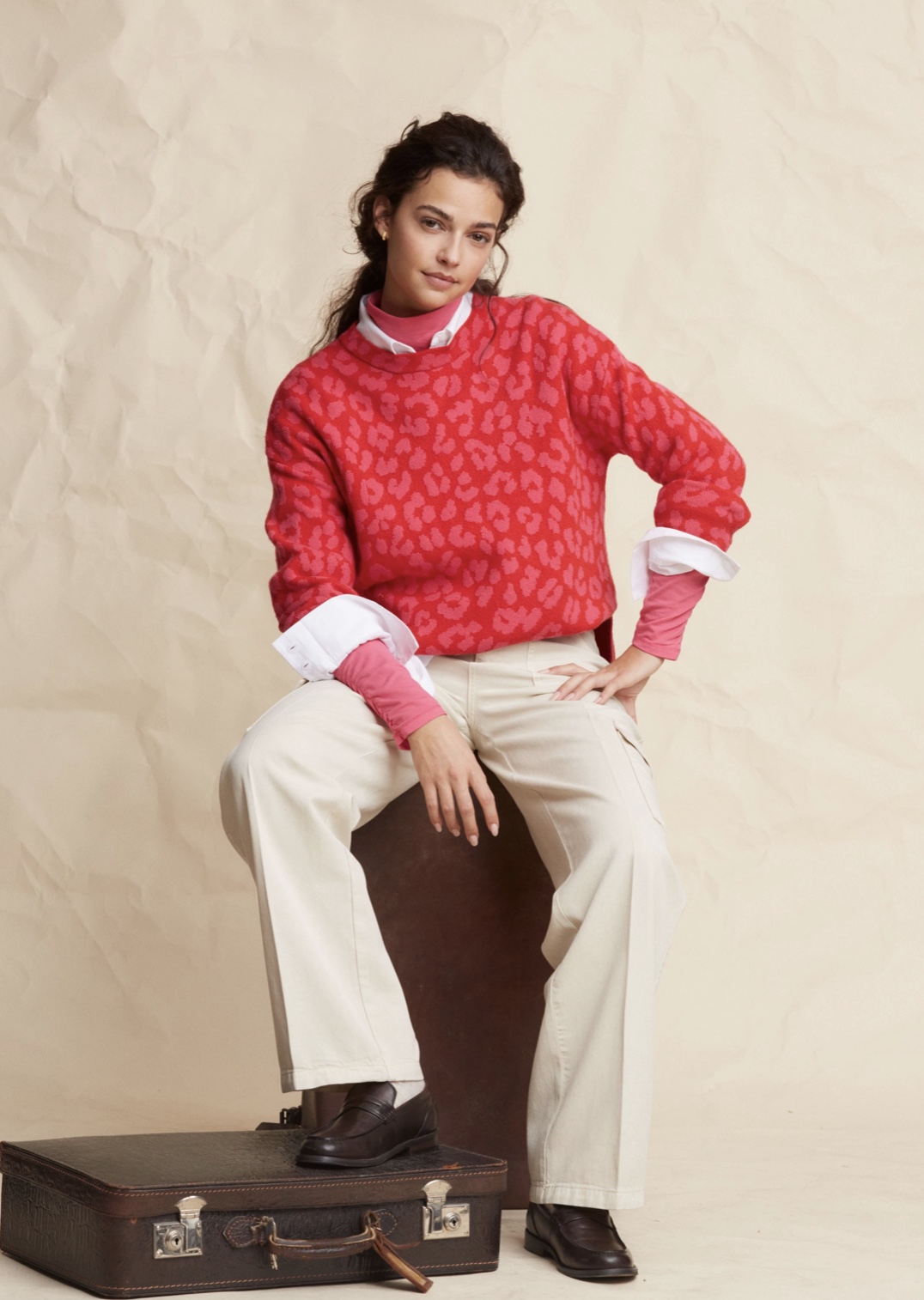 Свитер принт