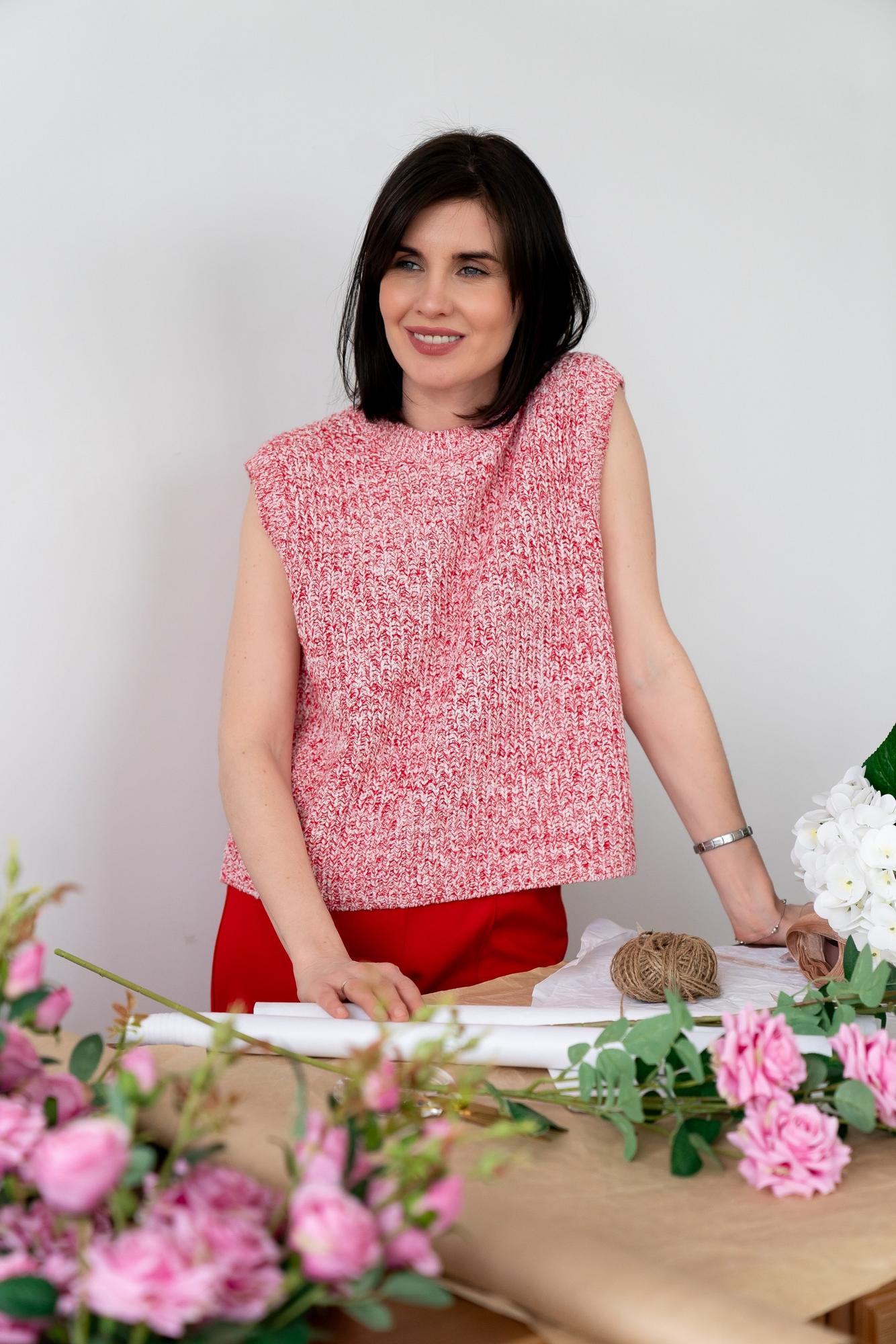 Жилет меланжевый