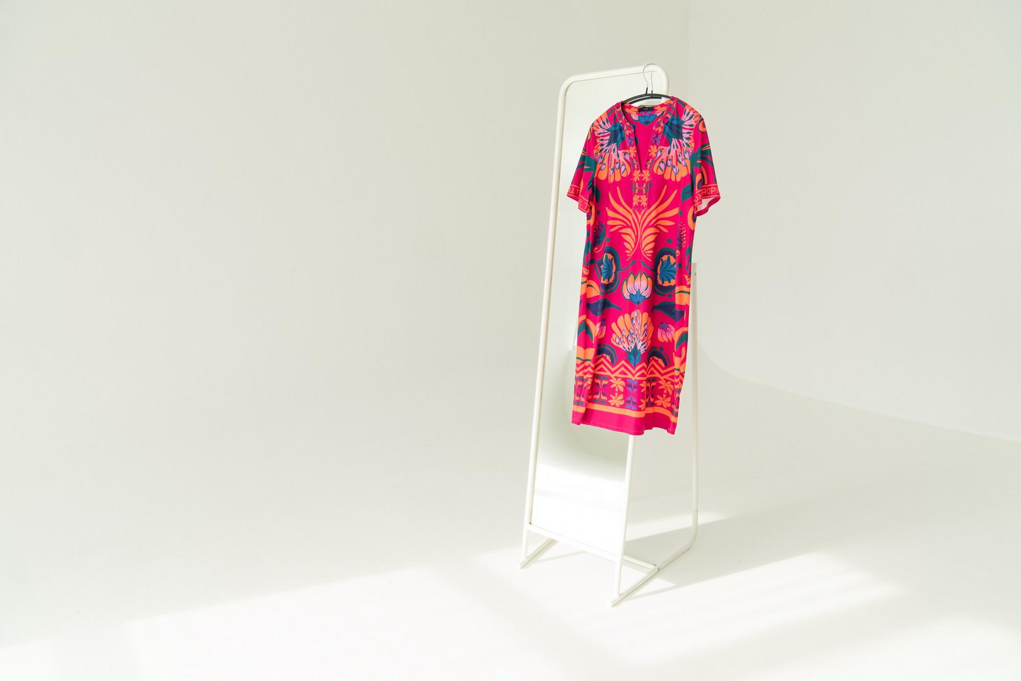 Платье в интересный принт