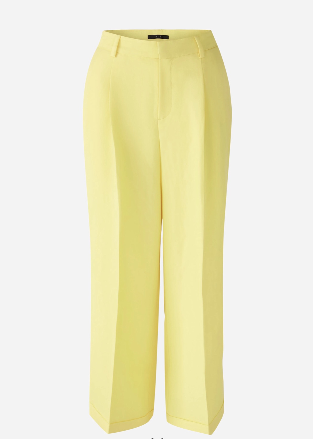 Брюки отвороты желтые