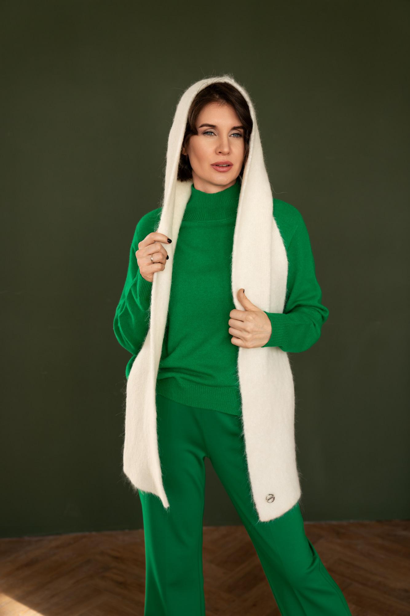 Капюшон белый