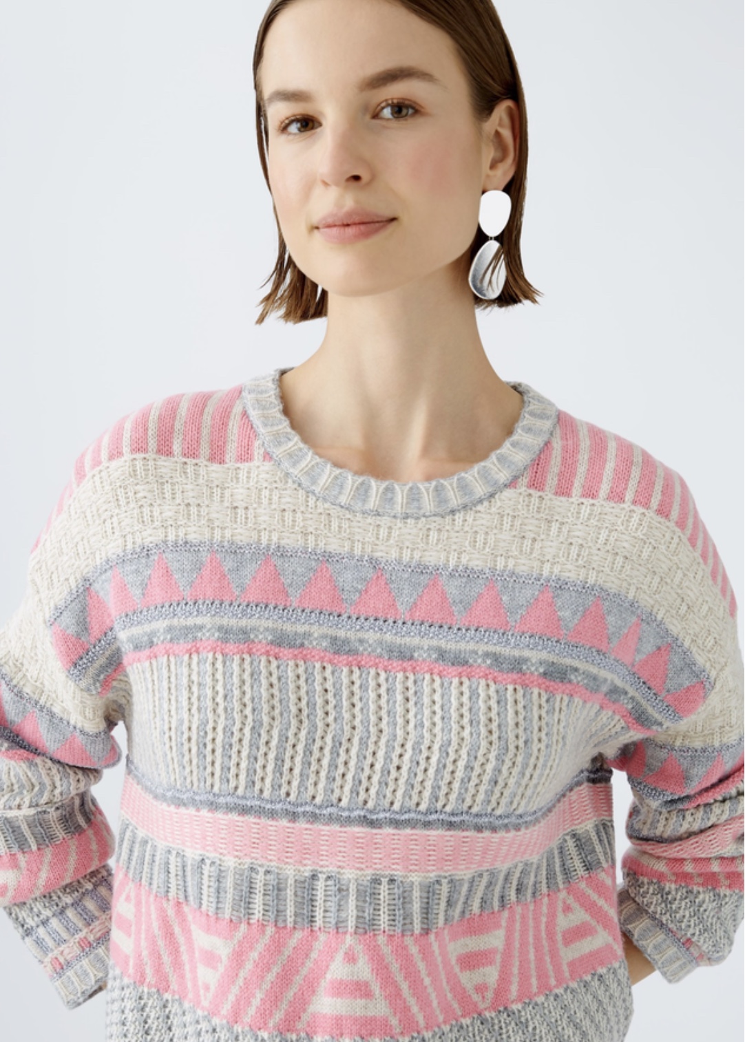 Джемпер ажурная вязка