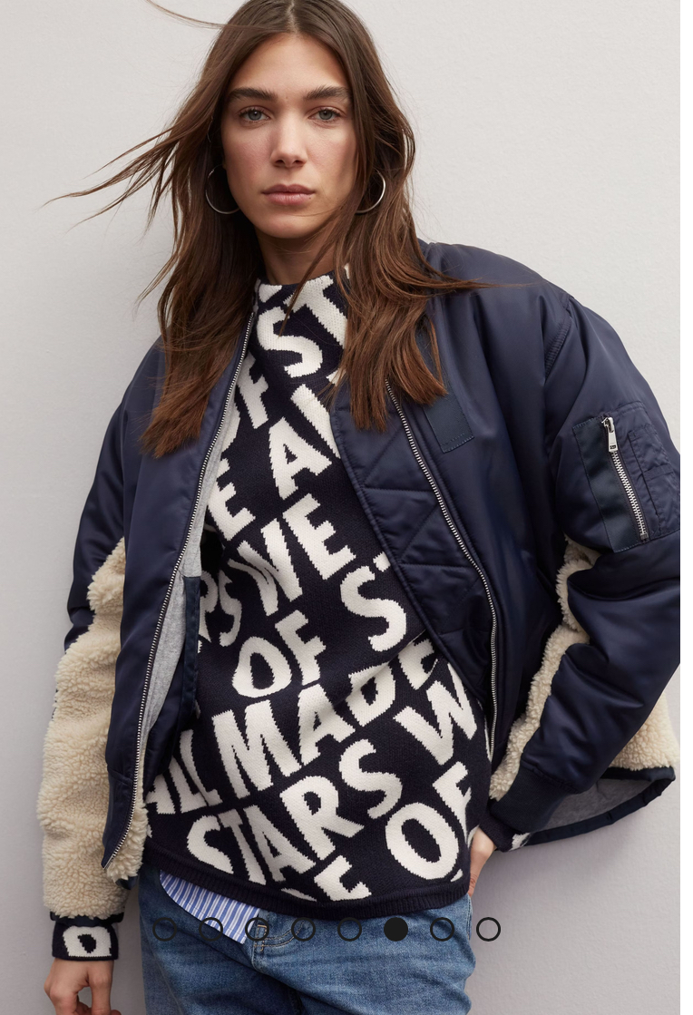 Джемпер принт буквы