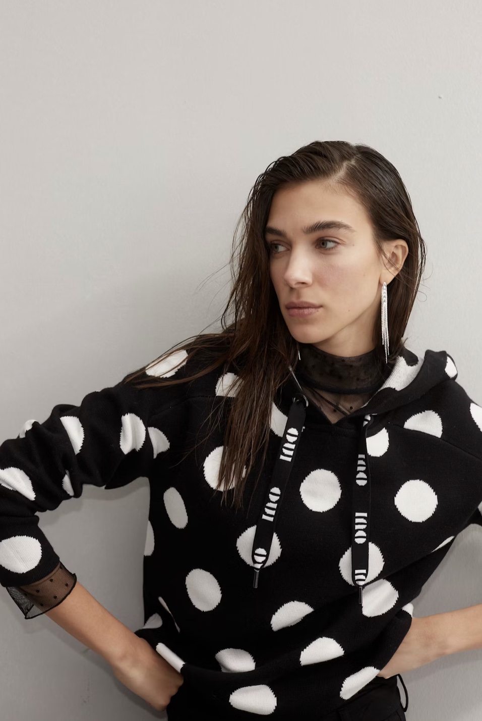 Худи в горошек