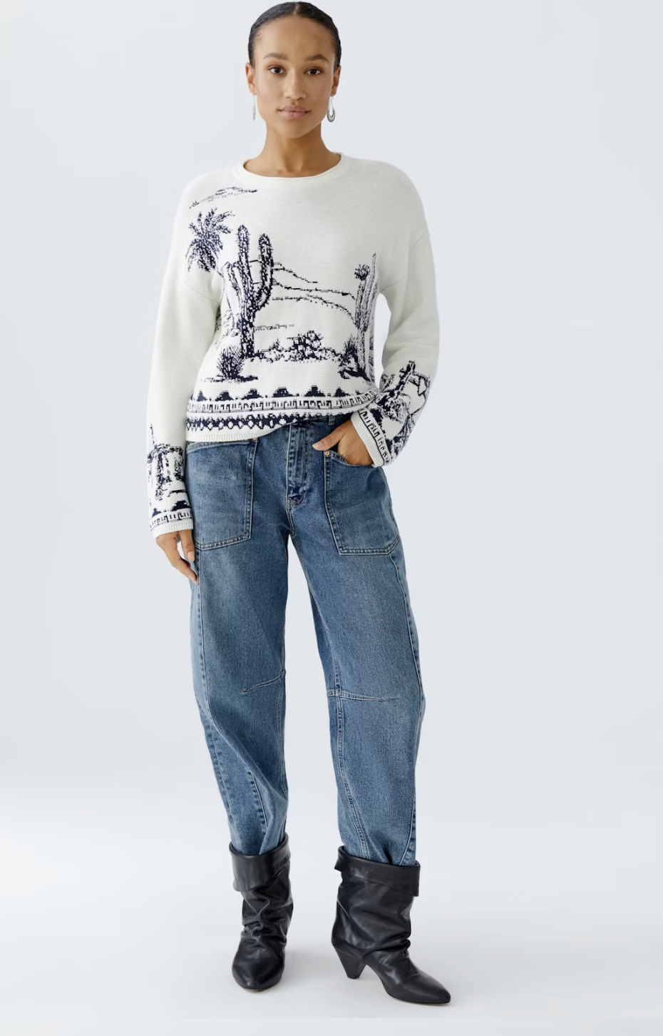 Джемпер мотивы пустыни