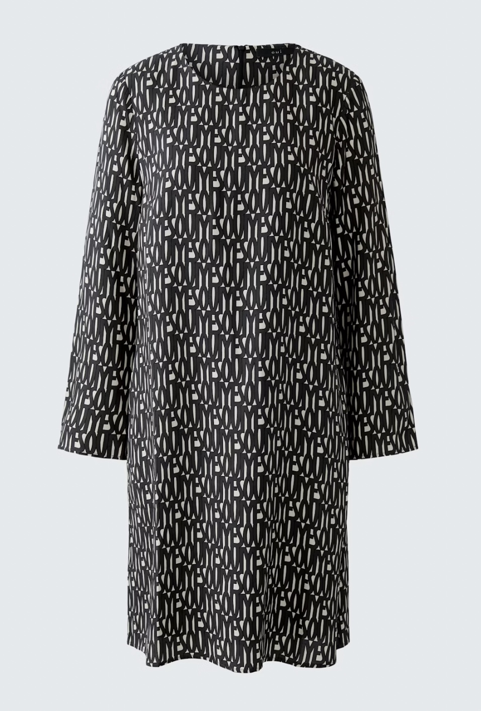 Платье А- силуэта принт