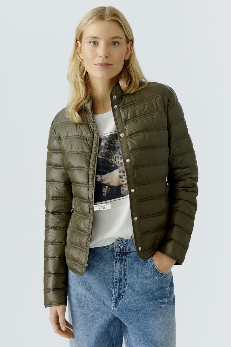 Легкая стеганная куртка 2 цвета