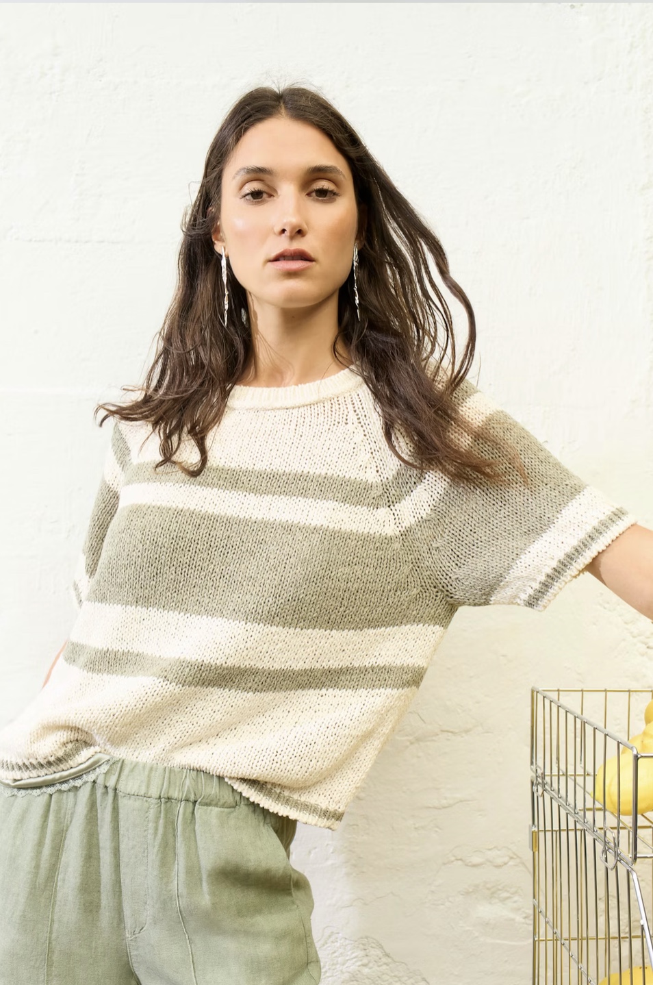 Джемпер полоска з/б