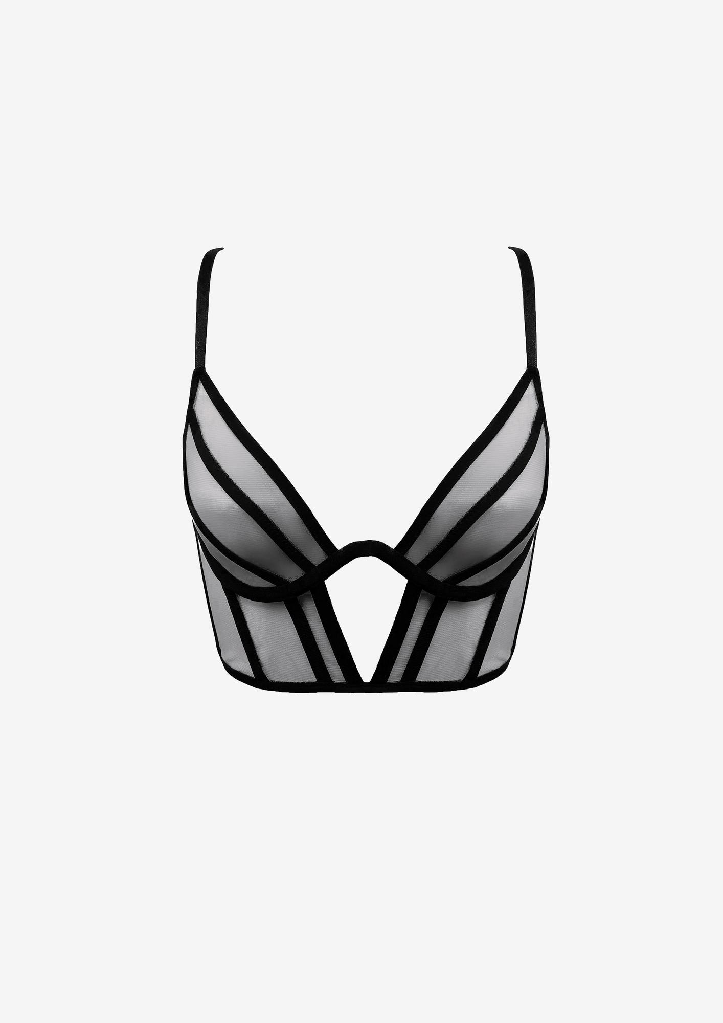 Gia Black Bustier