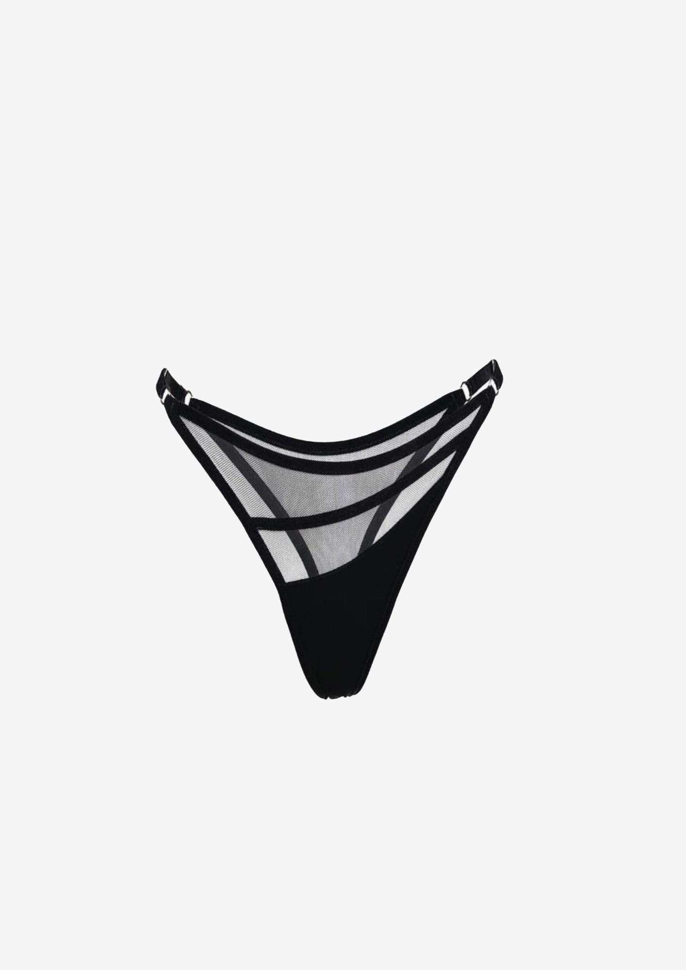 Gia Black Thong