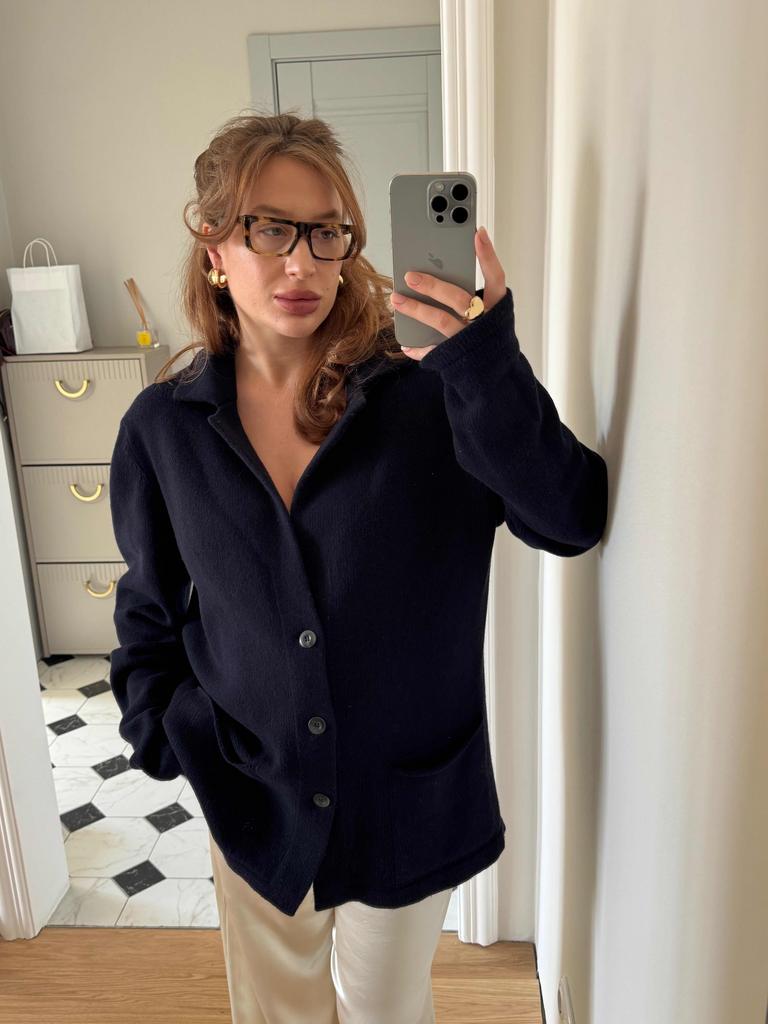 Пиджак-кардиган из шерсти