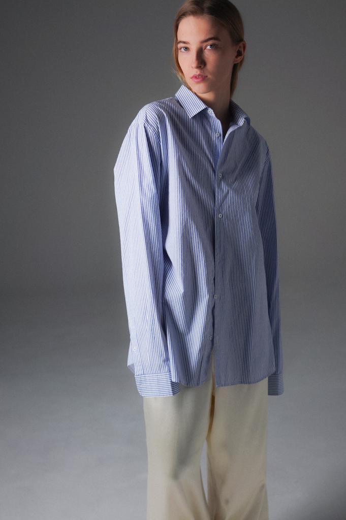 Рубашка в стиле пижамы