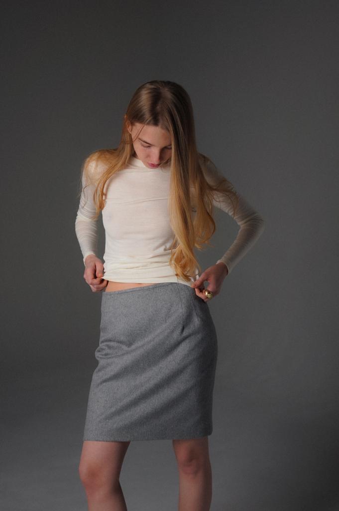 Юбка из мягкой шерсти