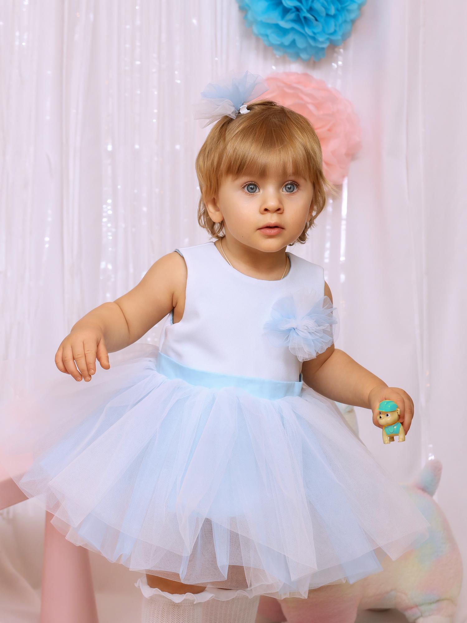 Платье "Ballerina" White-Blue