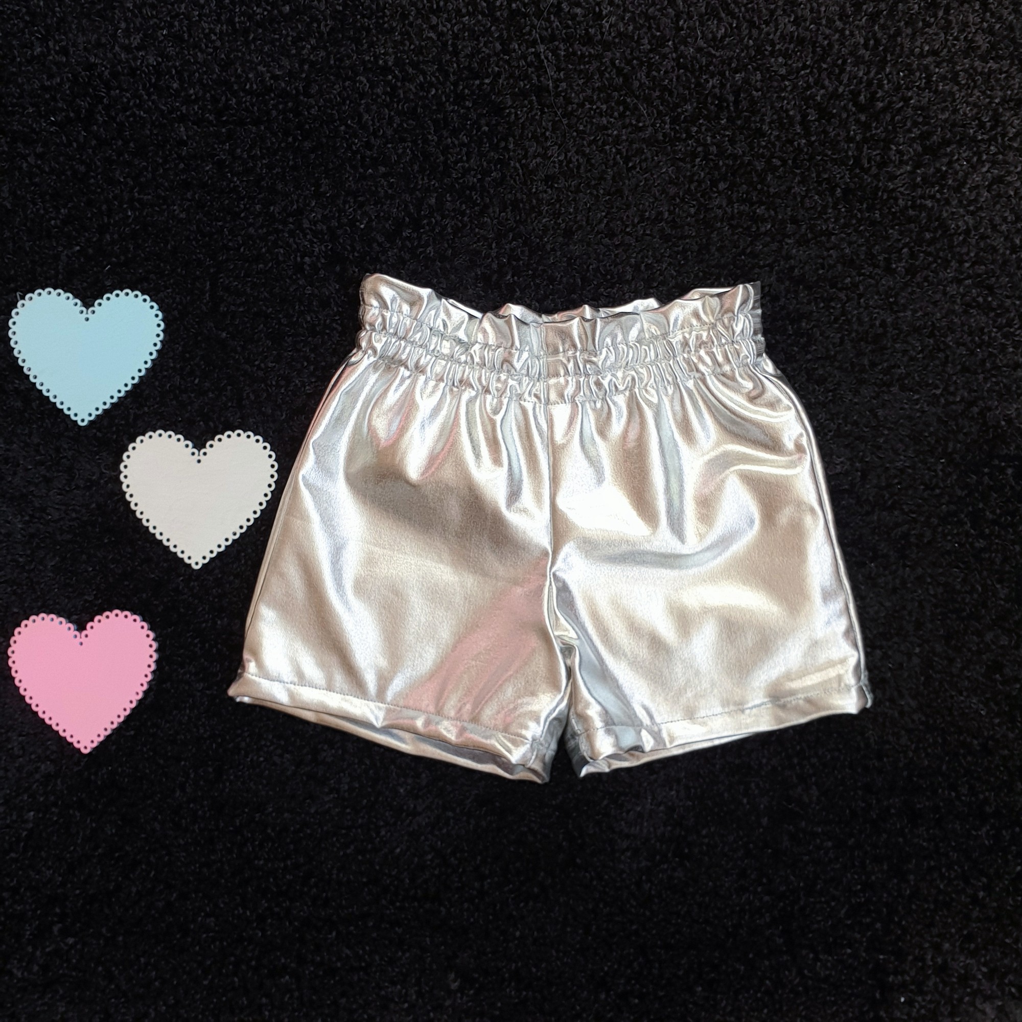 Шорты "Metallic" Silver