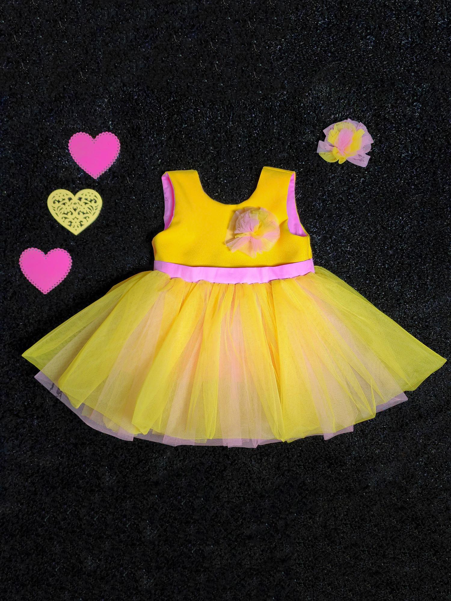 Платье "Ballerina" Yellow-Pink