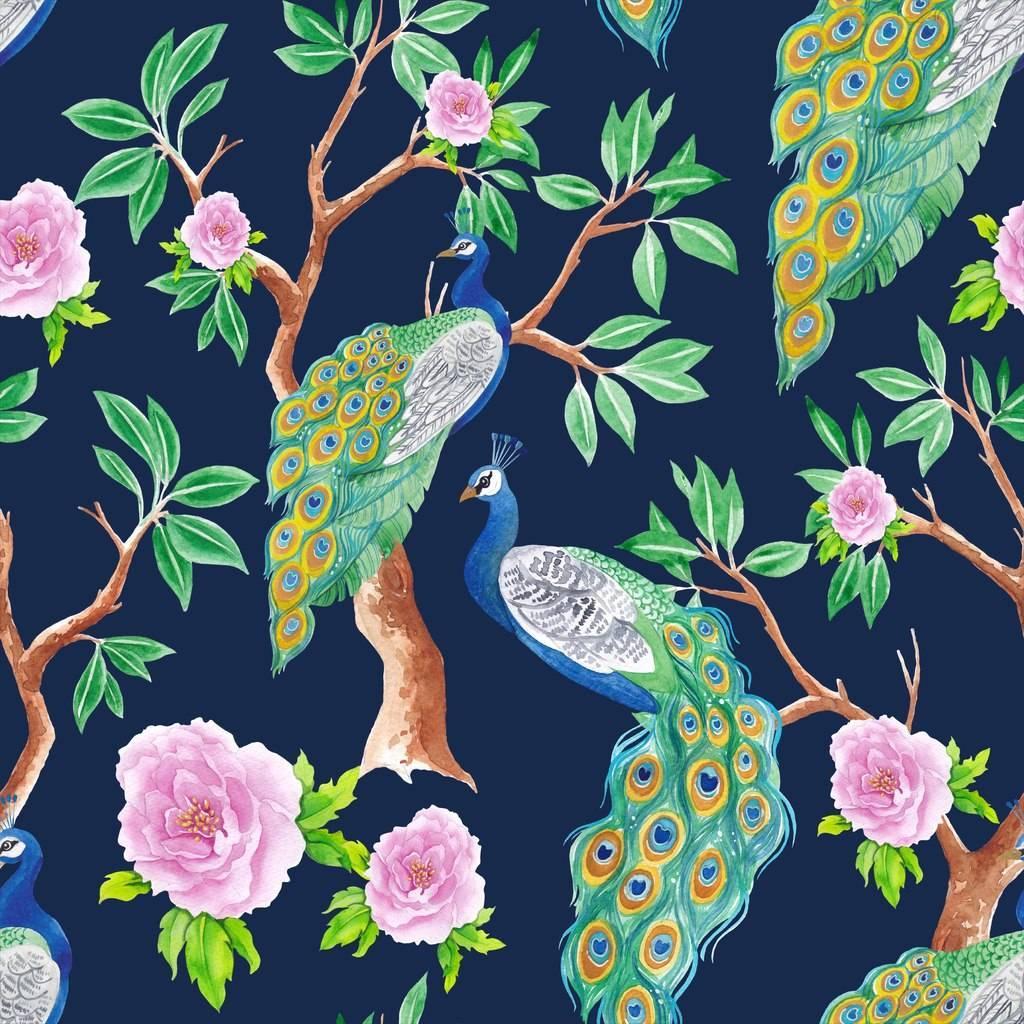 Peacock blue образец ткани