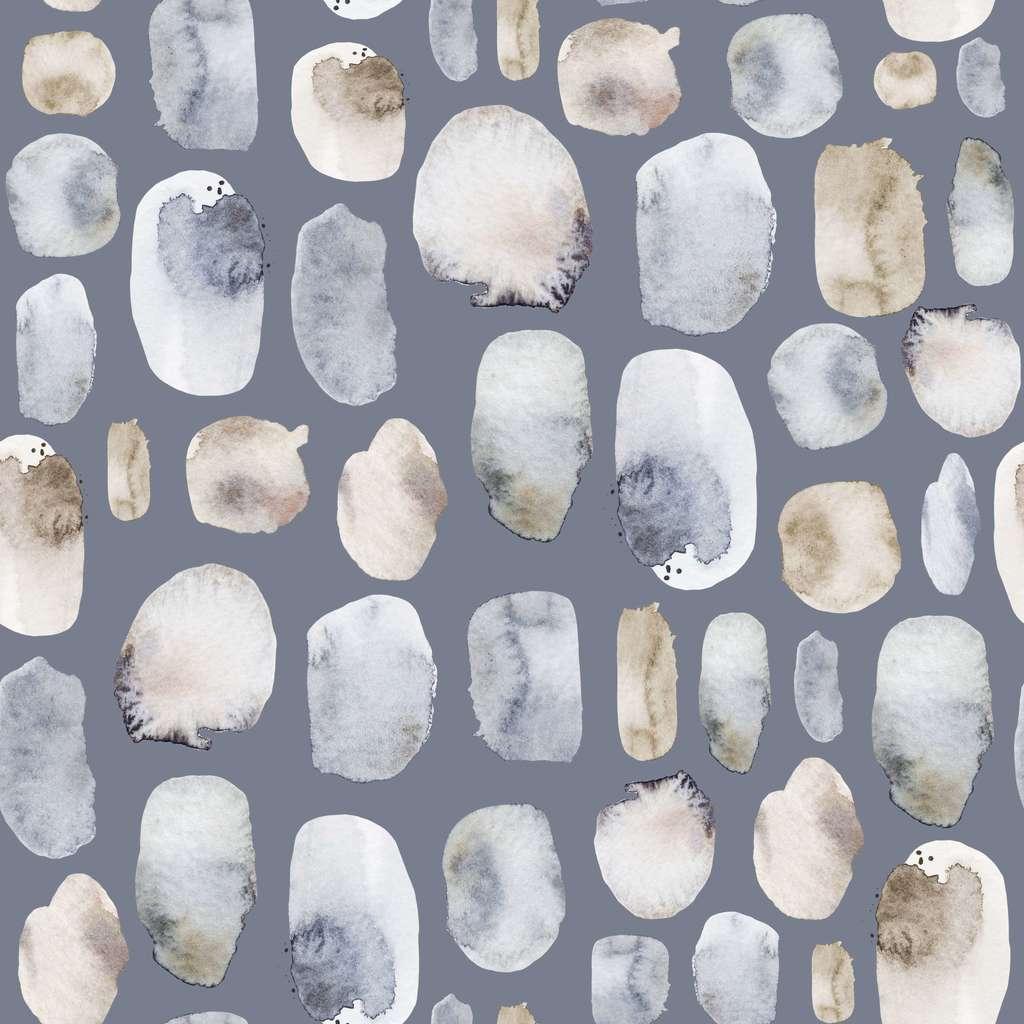 Dots blue образец ткани