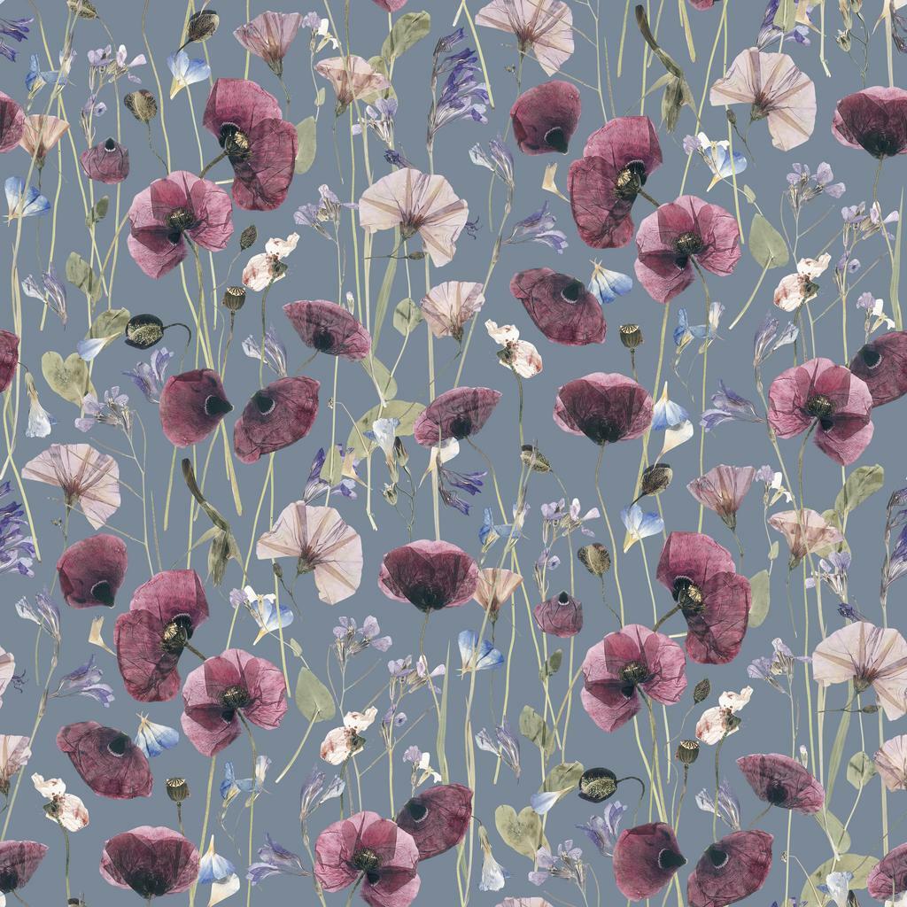 Meadow blue образец ткани