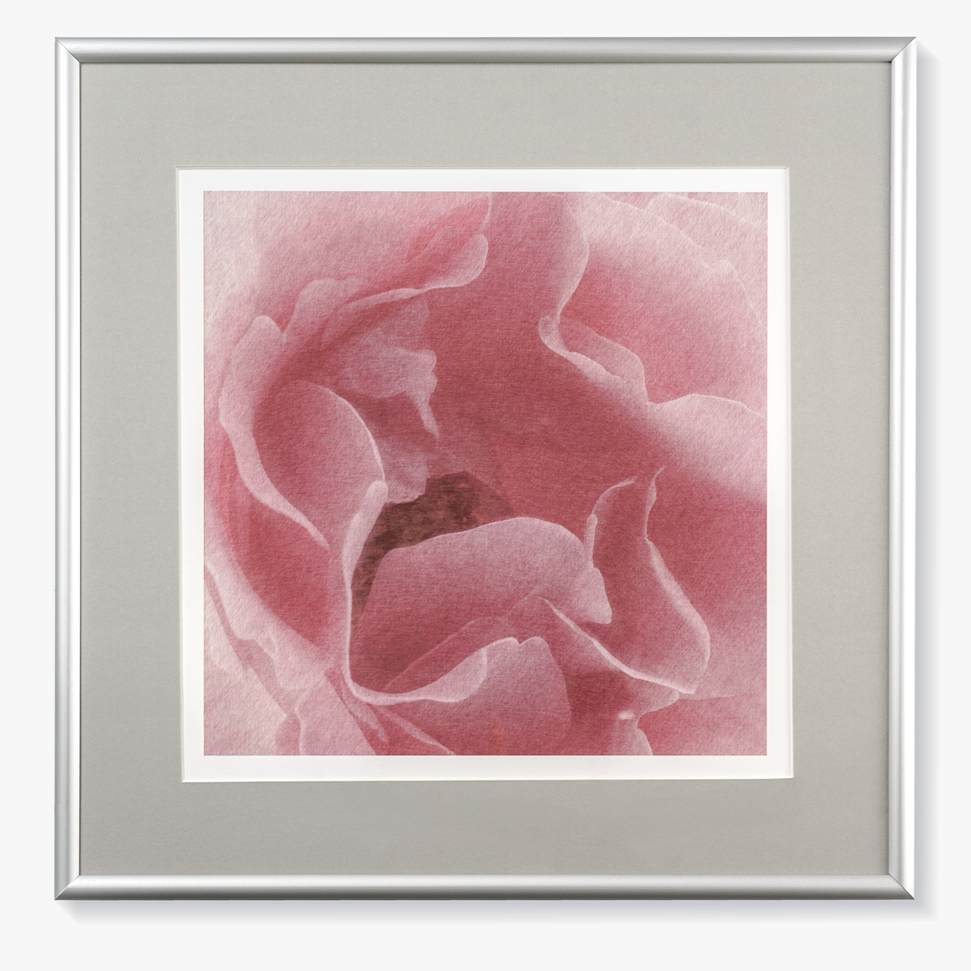 Print with a passe-partout in the frame "Pink breeze"