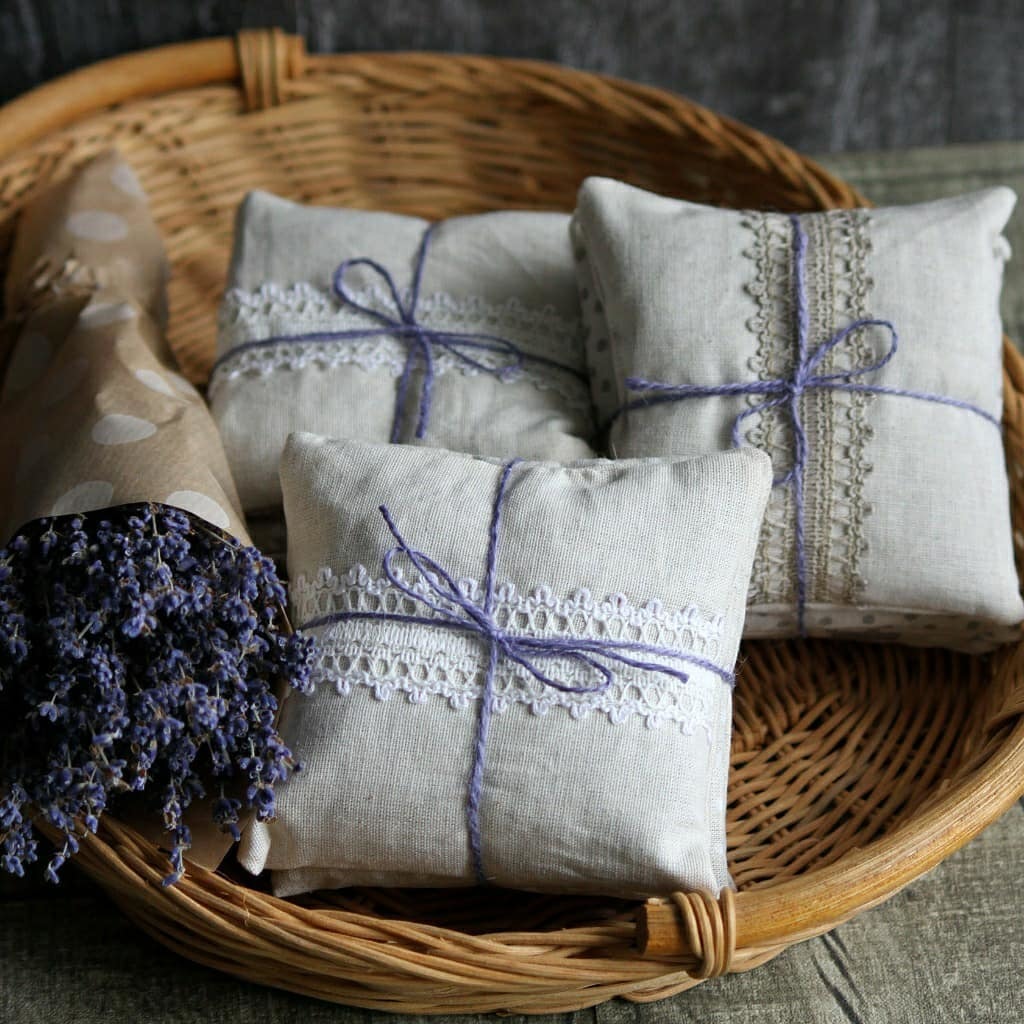 Набор саше с лавандой из 3-х штук, коллекция Pure