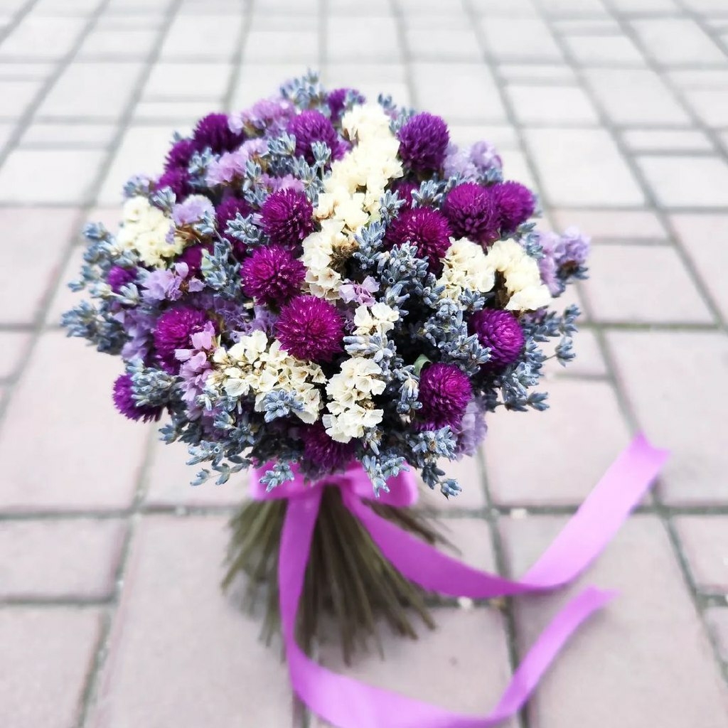 Яркий букет из Крымских  сухоцветов