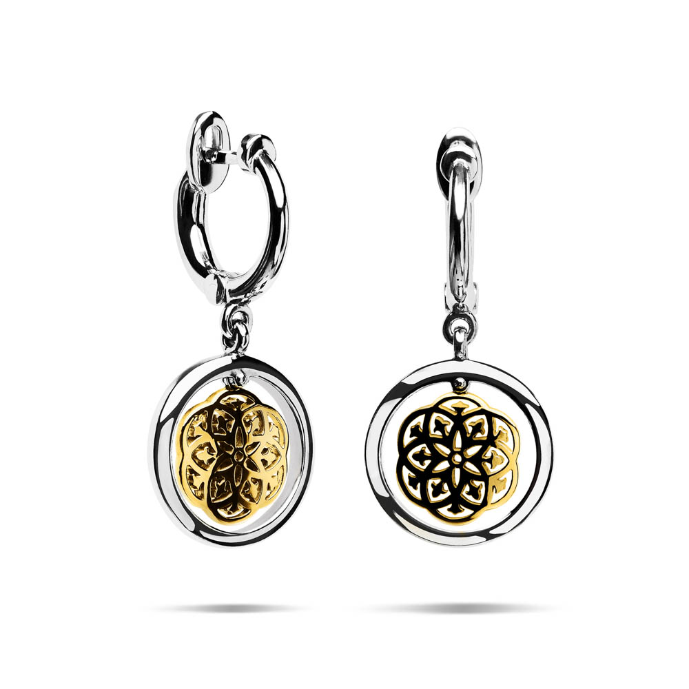 Серьги Rosette mix