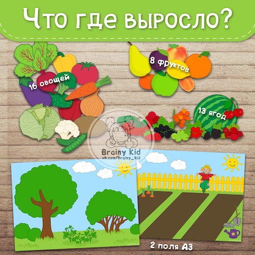 Что где выросло?