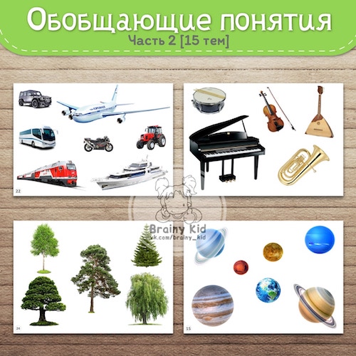 Обобщающие понятия [часть 2]