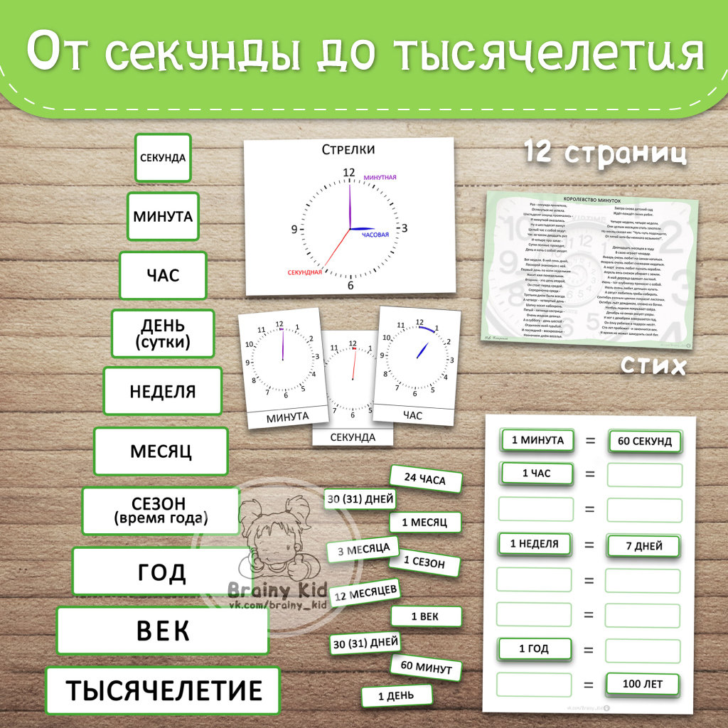 От секунды до тысячелетия
