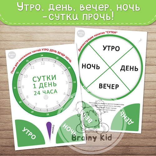 Утро, день, вечер, ночь - сутки прочь!