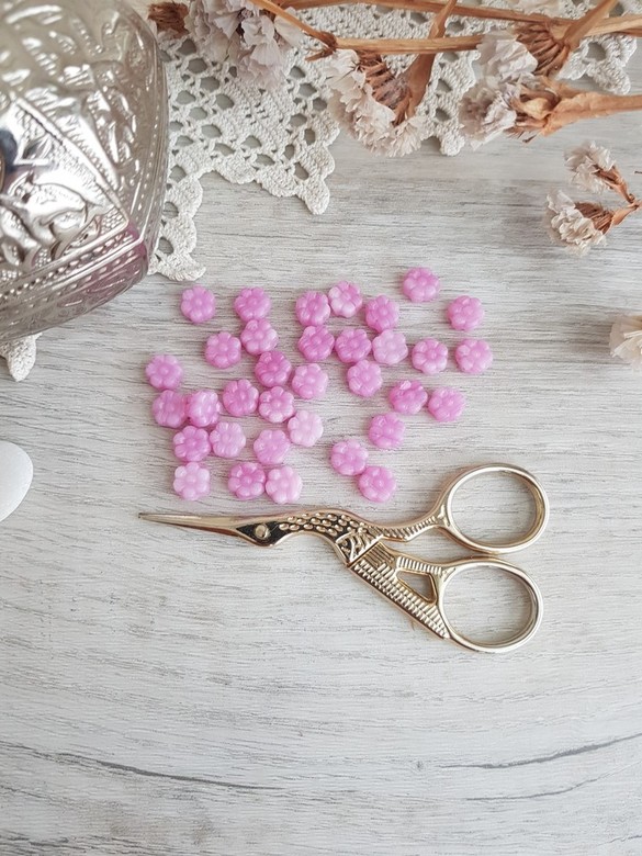 Бусины цветочки (bz001)