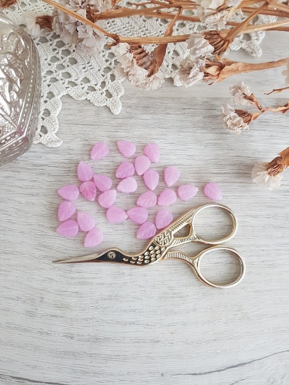 Бусины листочки (bl005)