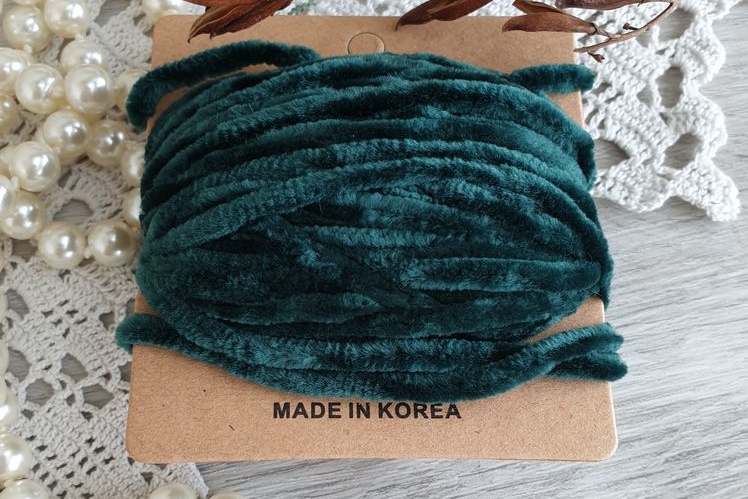 синельзеленая, для вышивки, корея