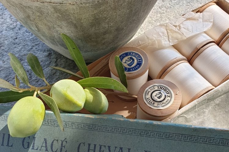 нитки хлопок, антикварные, винтажные, коллекционные, франция