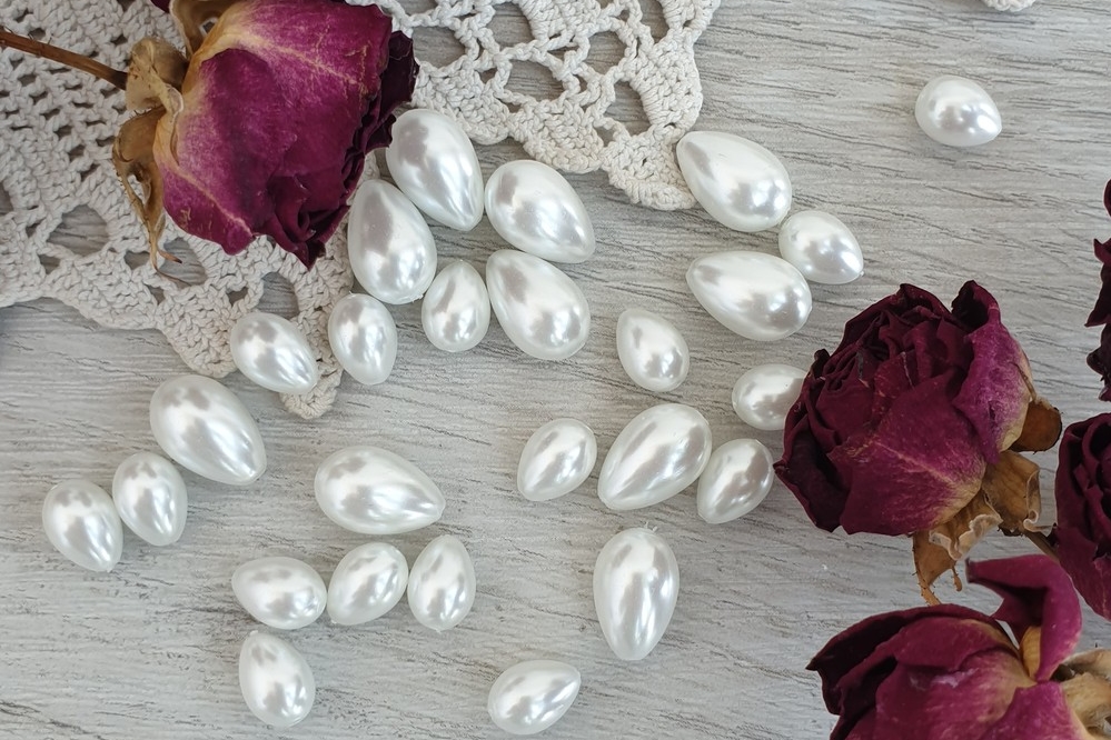 капли майорики, бусины капли