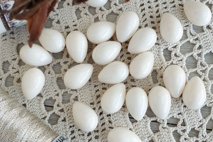 бусины капли, майорка, для сережек